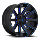 Fuel Contra-D644 Gloss Black Candy Blue