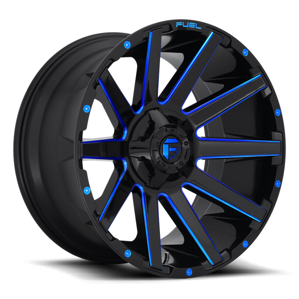 Fuel Contra-D644 Gloss Black Candy Blue