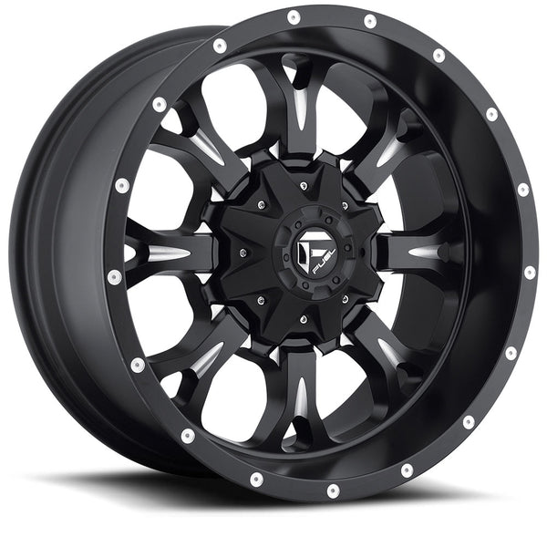 Fuel Krank-D517 Matte Black & Milled