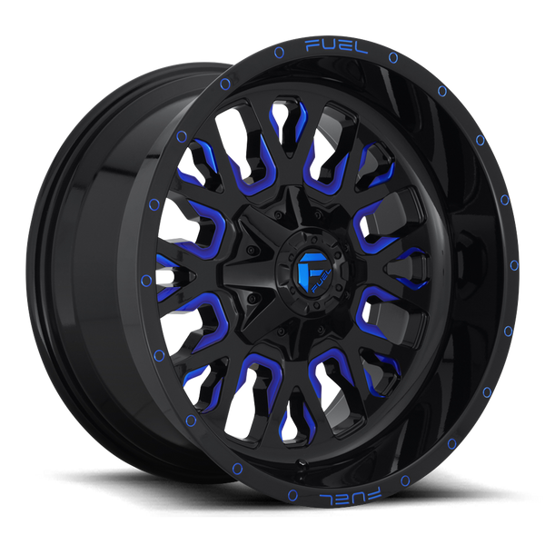 Fuel Stroke-D645 Gloss Black w/ Candy Blue