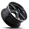 Rapp Gloss Black With Mirror Cut Lip