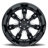 Locker Gloss Balck With Milled Spokes