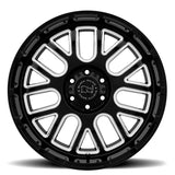 Pismo Gloss Black With Milled Spokes 9.5"