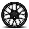 Pismo Gloss Black With Milled Spokes 9.5