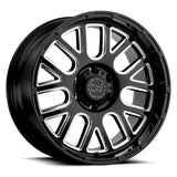 Pismo Gloss Black With Milled Spokes 9.5"