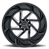 Swerve Gloss Black With Milled Spokes